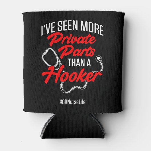 OR Operatiekamer Verpleegster Seen Nursing RN graf Blikjeskoeler (Voorkant)