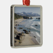 OR, Oregon Coast, Ecola State Park, Crescent 2 Metalen Ornament (Rechts)