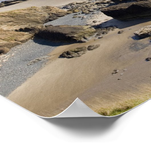 OR, Oregon Coast, Ecola State Park, Crescent 2 Poster (Hoek)