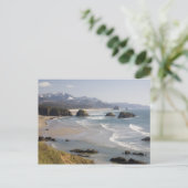 OR, oregon Coast, Ecola State Park, Crescent Briefkaart (Staand voorkant)
