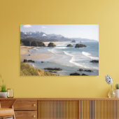 OR, Oregon Coast, Ecola State Park, Crescent Canvas Afdruk (Insitu (Woonkamer))