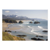 OR, Oregon Coast, Ecola State Park, Crescent Foto Afdruk (Voorkant)