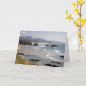 OR, oregon Coast, Ecola State Park, Crescent Kaart (Gele Bloem)