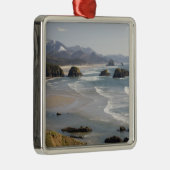 OR, Oregon Coast, Ecola State Park, Crescent Metalen Ornament (Rechts)