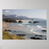 OR, Oregon Coast, Ecola State Park, Crescent Poster (Voorkant)