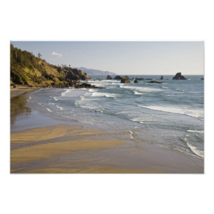OR, Oregon Coast, Ecola State Park, Indian Foto Afdruk