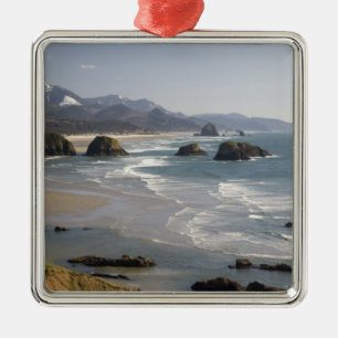 OR, Oregon Coast, Ecola State Park, uitzicht van Metalen Ornament