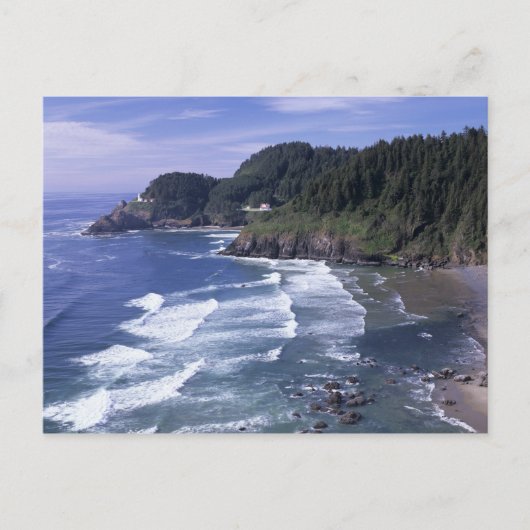 OR, Oregon Coast, Heceta Head Lighthouse, on Briefkaart (Voorkant)