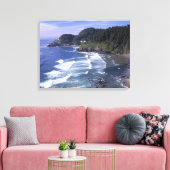 OR, Oregon Coast, Heceta Head Lighthouse, on Canvas Afdruk (Insitu (Woonkamer))