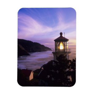 OR, Oregon Coast, Heceta Head Lighthouse, on Magneet