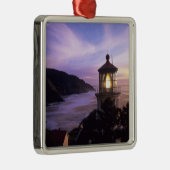 OR, Oregon Coast, Heceta Head Lighthouse, on Metalen Ornament (Rechts)