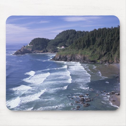 OR, Oregon Coast, Heceta Head Lighthouse, on Muismat (Voorkant)