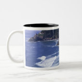 OR, Oregon Coast, Heceta Head Lighthouse, on Tweekleurige Koffiemok (Links)