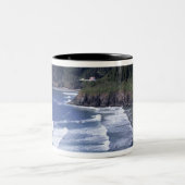 OR, Oregon Coast, Heceta Head Lighthouse, on Tweekleurige Koffiemok (Center)