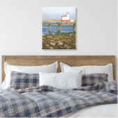 OR, Oregon-kust, Bandon, Coquille-rivier 2 Canvas Afdruk (Insitu (Slaapkamer))