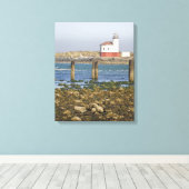OR, Oregon-kust, Bandon, Coquille-rivier 2 Canvas Afdruk (Insitu (Houten vloer))