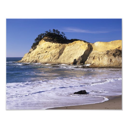 OR, Oregon-kust, Cape Kiwanda SP, Kaap 2 Foto Afdruk (Voorkant)