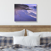 OR, Oregon-kust, Ecola SP, Indian Beach met Canvas Afdruk (Insitu (Slaapkamer))