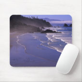 OR, Oregon-kust, Ecola SP, Indian Beach met Muismat (Met muis)