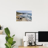 OR, Oregon-kust, Ecola State Park, Crescent 2 Poster (Thuiskantoor)