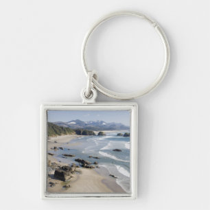 OR, Oregon-kust, Ecola State Park, Crescent 2 Sleutelhanger