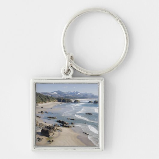 OR, Oregon-kust, Ecola State Park, Crescent 2 Sleutelhanger (Voorkant)