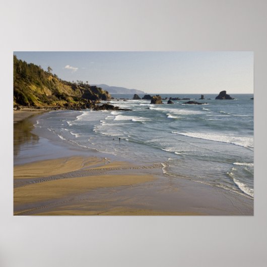 OR, Oregon kust, Ecola State Park, Indiaan Poster (Voorkant)