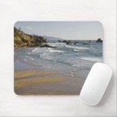 OR, Oregon-kust, Ecola State Park, Indian Muismat (Met muis)