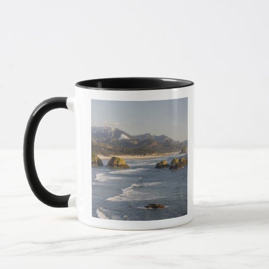 OR, Oregon-kust, Ecola State Park, uitzicht op 2 Mok (Links)