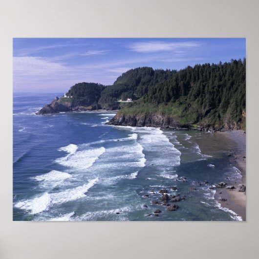 OR, Oregon-kust, Heceta Head Lighthouse, op Poster (Voorkant)