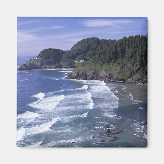 OR, Oregon-kust, Heceta Head-vuurtoren, op Magneet (Voorkant)