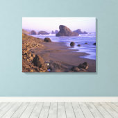 OR, Oregon-kust, Myers Creek, rotsformaties Canvas Afdruk (Insitu (Houten vloer))