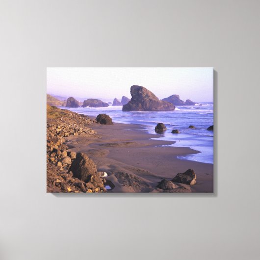 OR, Oregon-kust, Myers Creek, rotsformaties Canvas Afdruk (Voorkant)