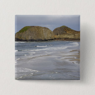 OR, Oregon-kust, Seal Rock State Park, Vierkante Button 5,1 Cm