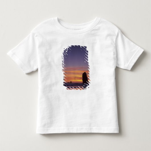 OR, oregonkusten, kanonstrand, zeebergen op Kinder Shirts (Voorkant)
