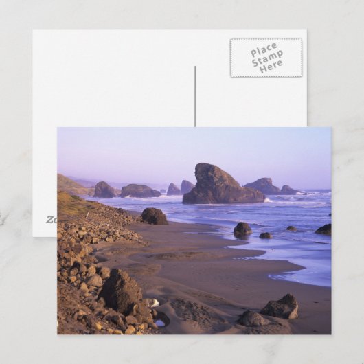OR, oregonkusten, Myers Creek, rotsformaties Briefkaart (Voorkant / Achterkant)