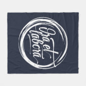 Ora et labora fleece deken (Voorkant (Horizontaal))