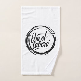 Ora et labora handdoek