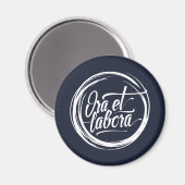 Ora et labora magneet (Voorkant / Achterkant)