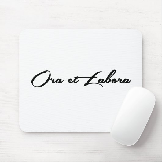 Ora et Labora Muismat (Met muis)