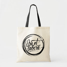 Ora et labora tote bag