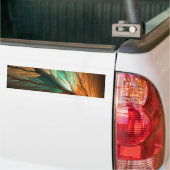Ora & G Abstracte Fractal Background Bumpersticker (Op Truck)