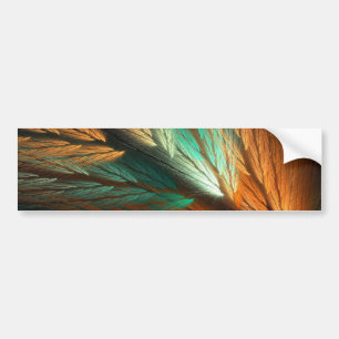 Ora & G Abstracte Fractal Background Bumpersticker