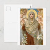 Ora Pro Nobis , William Bouguereau Briefkaart (Voorkant / Achterkant)