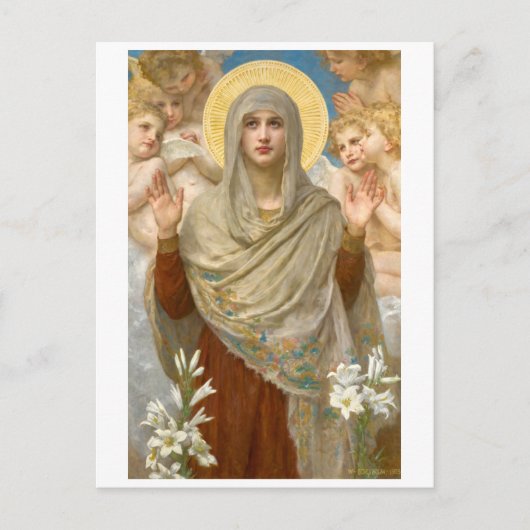Ora Pro Nobis , William Bouguereau Briefkaart (Voorkant)