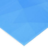 Oraal geel blauw geometrisch maaspatroon tafelkleed (Gekanteld)