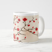 Oraal schilderij, bloesem in de lente grote koffiekop (Voorkant rechts)