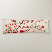 Oraal schilderij, bloesem in de lente lichaamskussen (Achterkant)