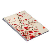 Oraal schilderij, bloesem in de lente notitieboek (Rechterzijde)