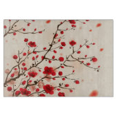 Oraal schilderij, bloesem in de lente snijplank (Voorkant)